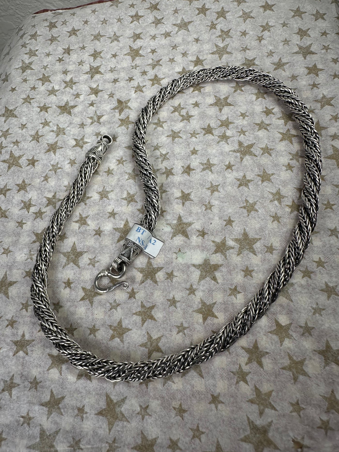 Sterling Silver Bali Chain 18" 19"