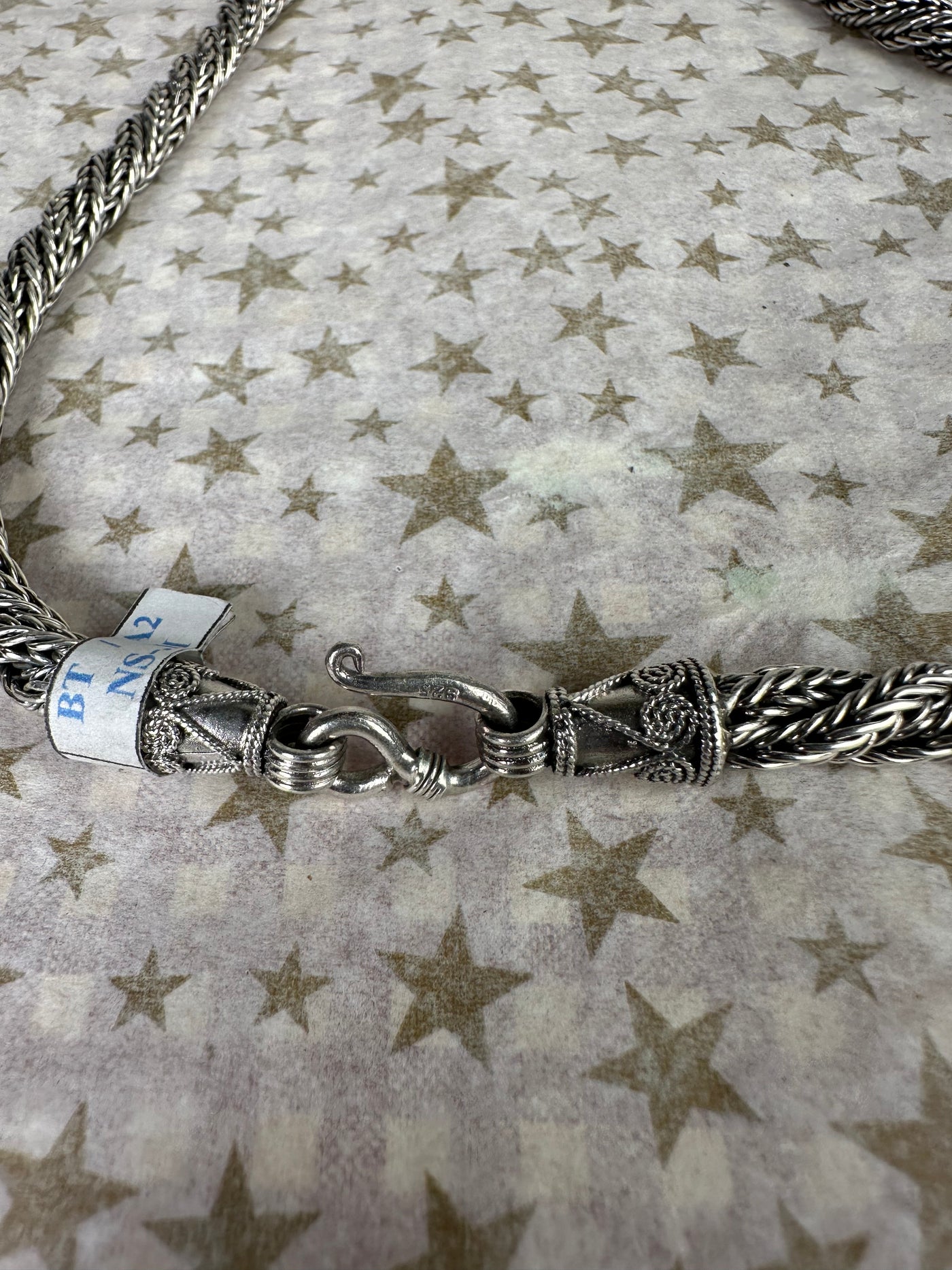 Sterling Silver Bali Chain 18" 19"