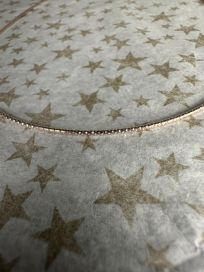 Italian Rose Gold and Silver 2 Tone Round Omega Necklace 16" 18" 20"