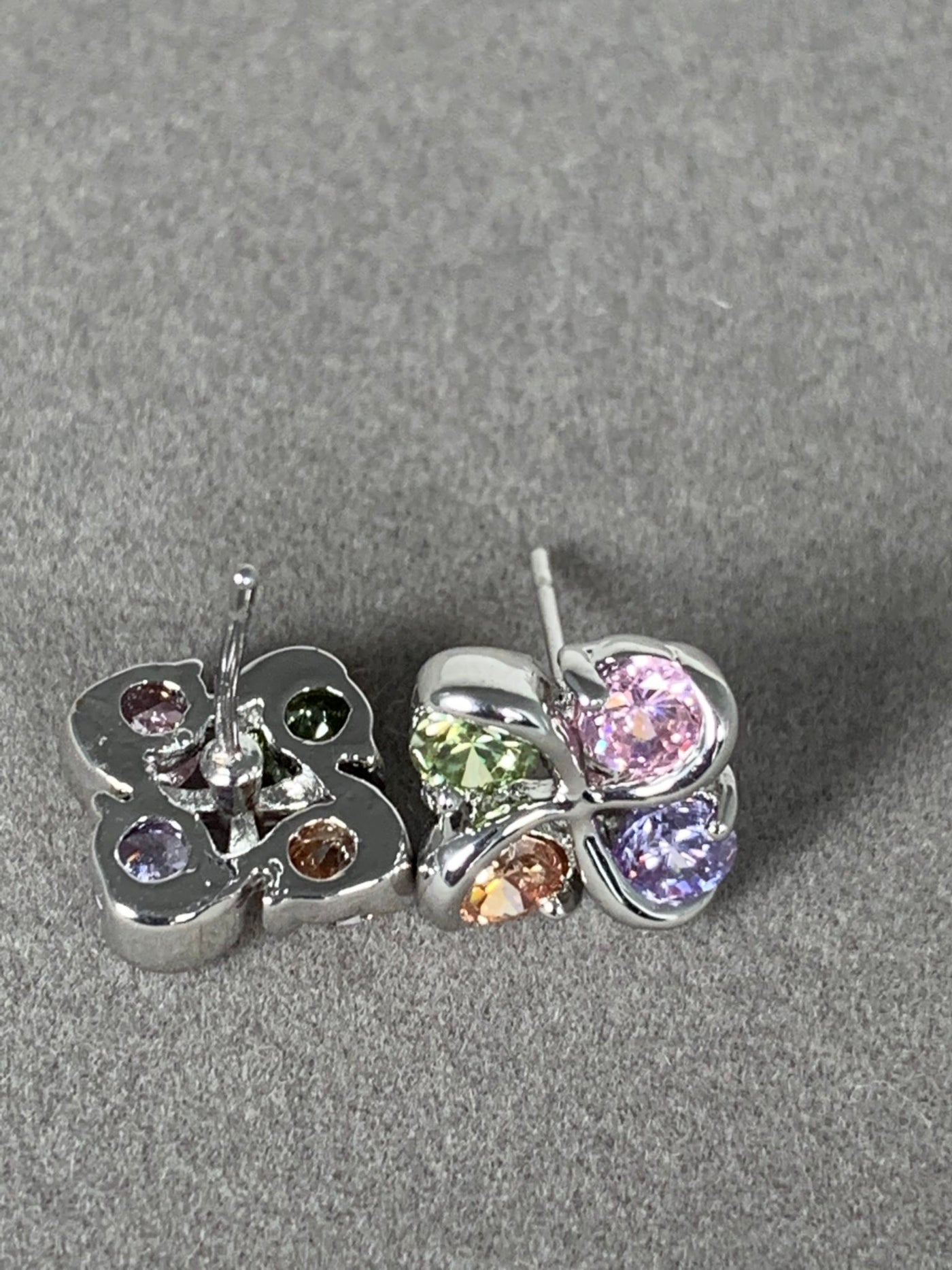 Colorful Multi Cubic Zirconia Earrings