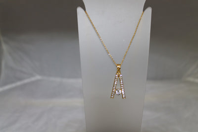 Initial A Necklace