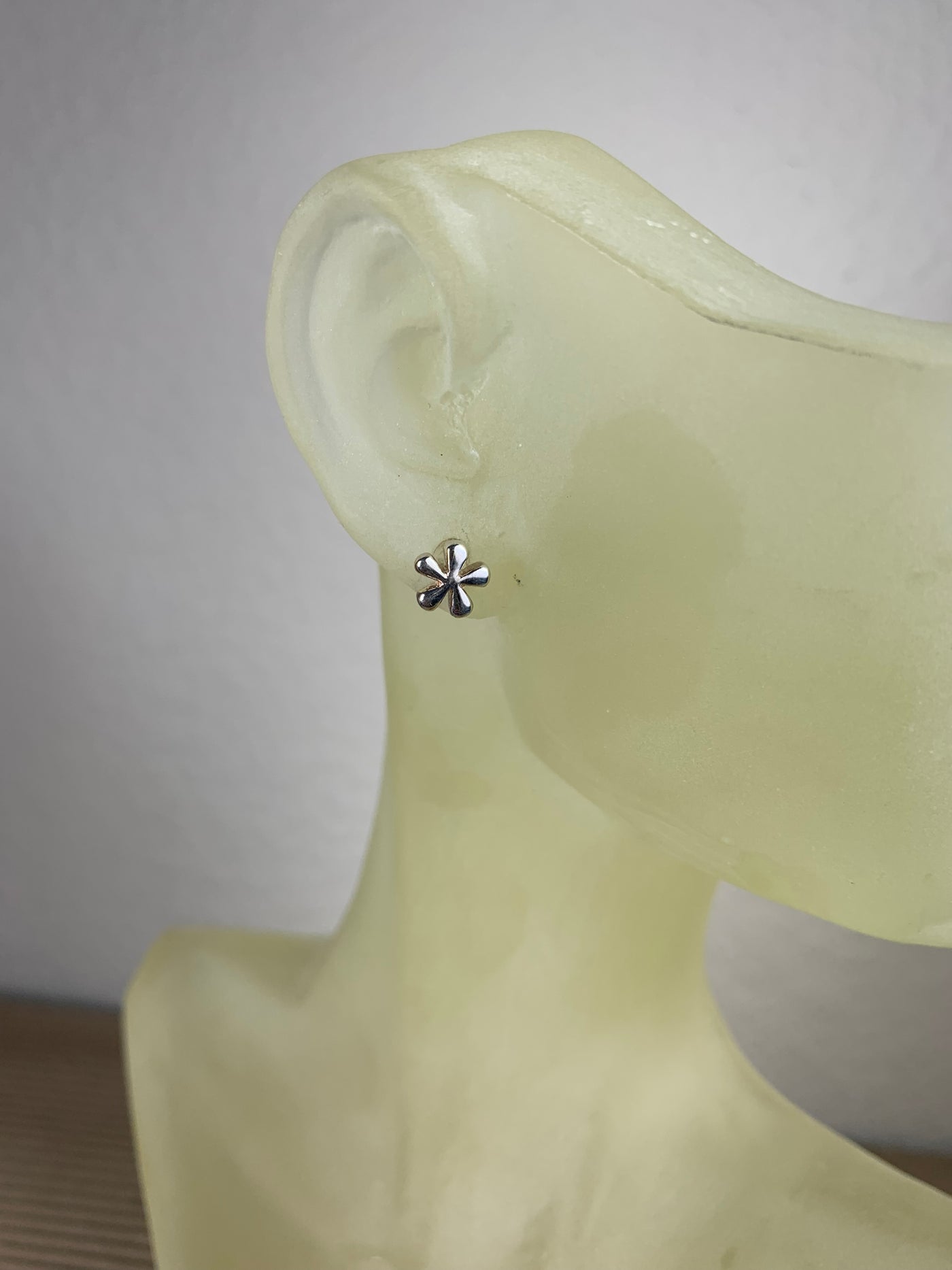 Sterling Silver Flower Earrings on Post