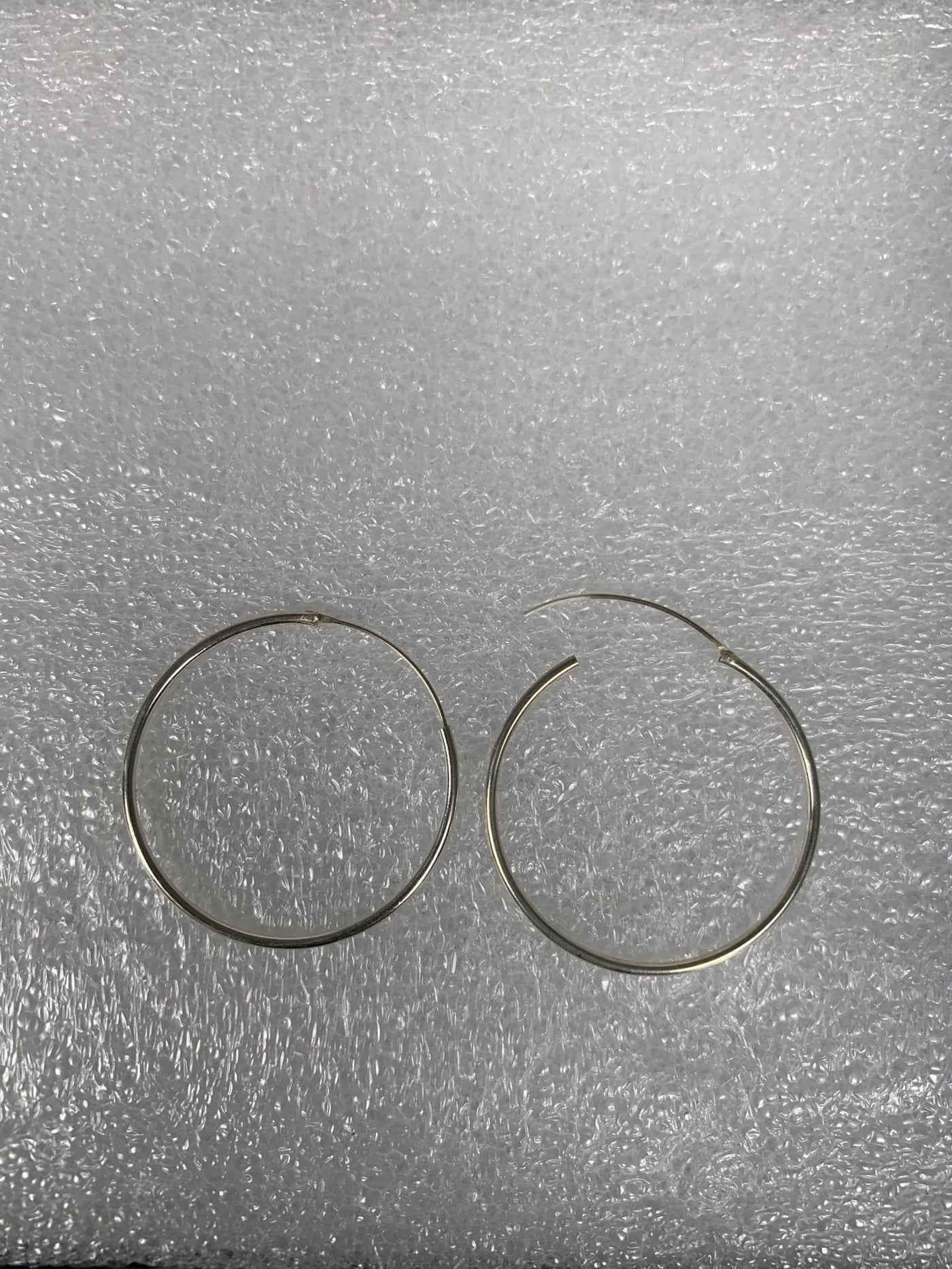 Sterling Silver Endless Hoop Earrings 30mm