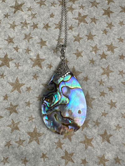 Abalone Shell Pendant set in Sterling Silver