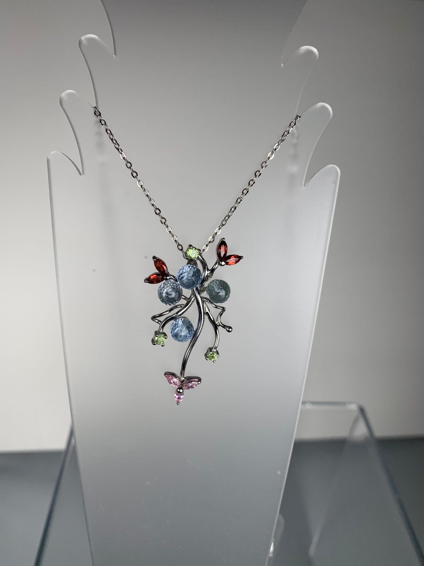 Sterling Silver and gems Pendant
