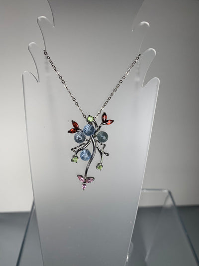 Sterling Silver and gems Pendant