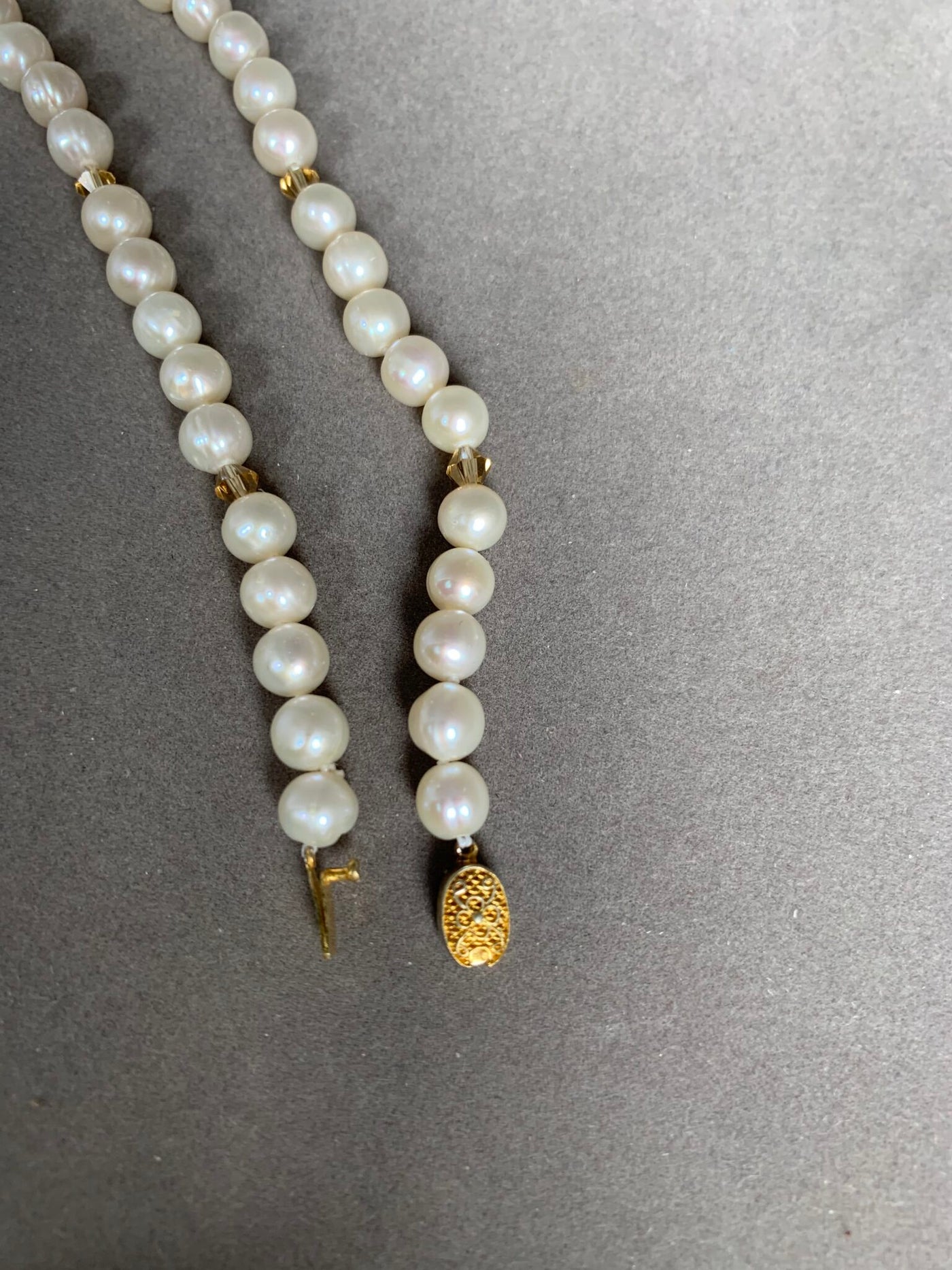 Genuine Fresh Water Pearl Necklace in 16.5"