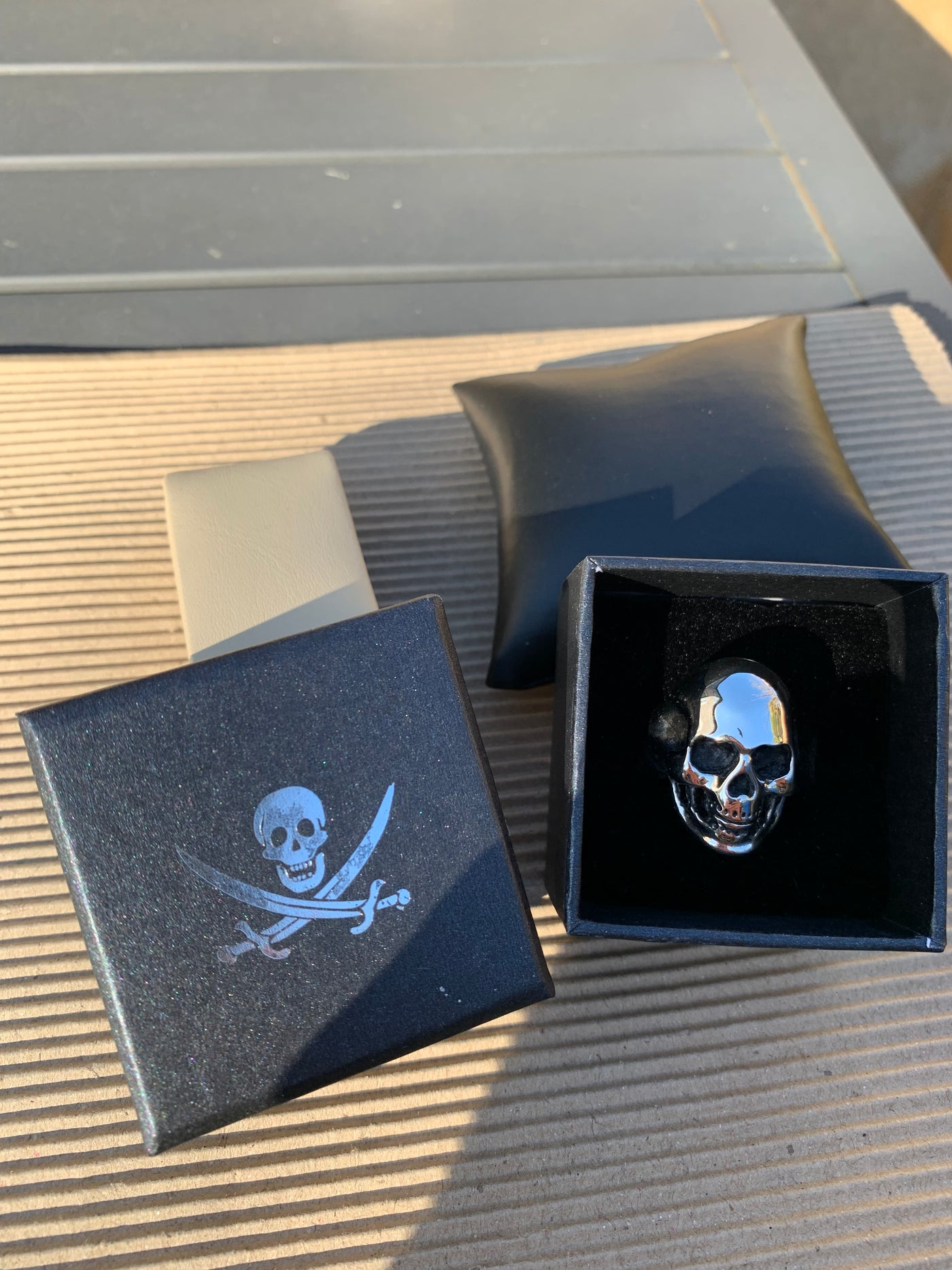 316L Stainless Steel Skull Head Ring