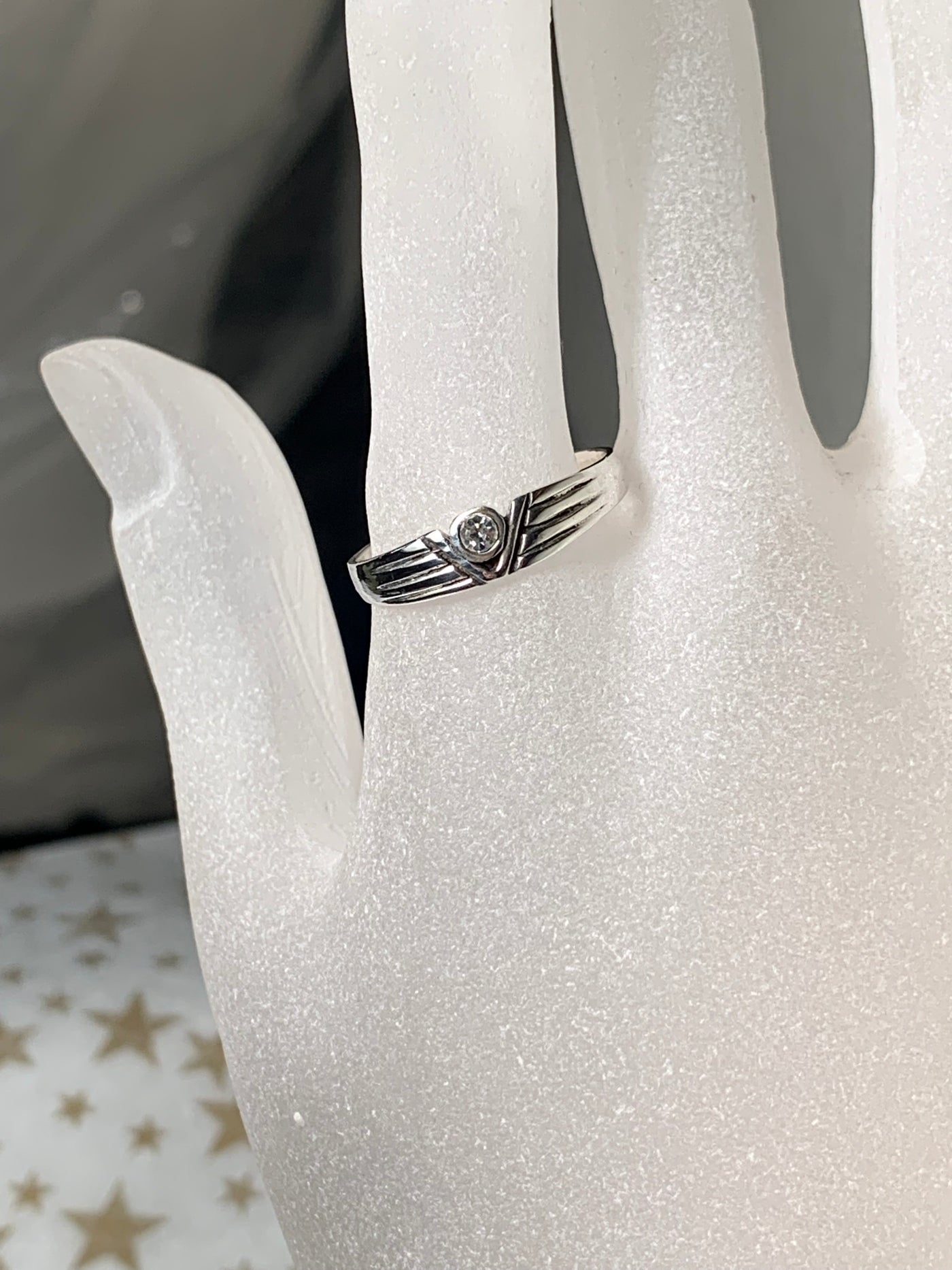 Sterling Silver & Cubic Zirconia Ring